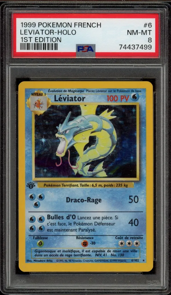 PSA 8 Léviator Holo