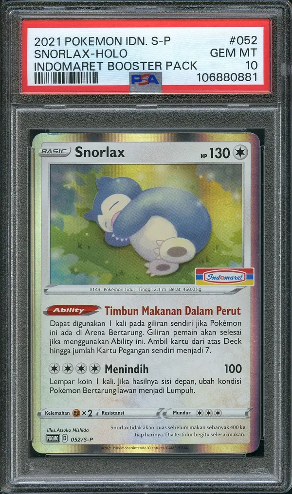 PSA 10 Snorlax Holo