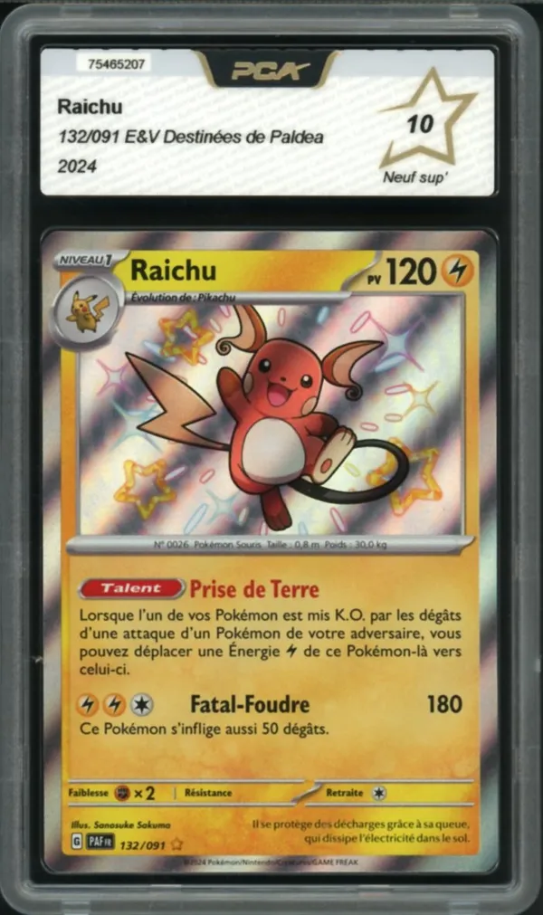 PCA 10 Raichu Shiny