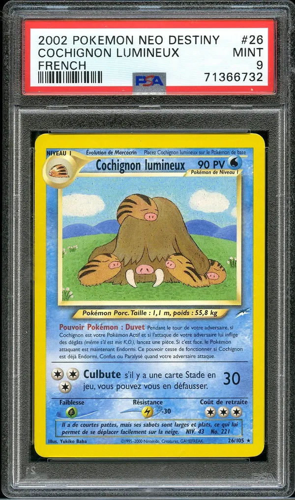 PSA 9 Cochignon Lumineux