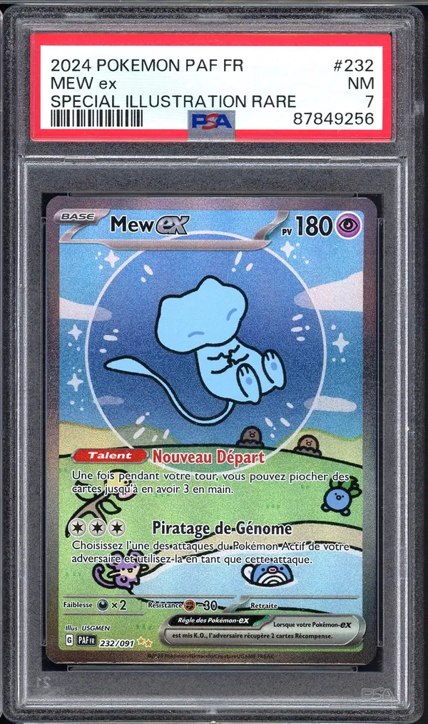PSA 7 Mew Ex