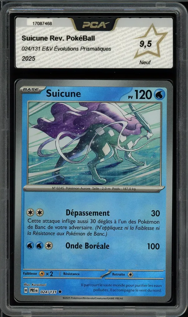 PCA 9.5 Suicune Reverse Pokeball