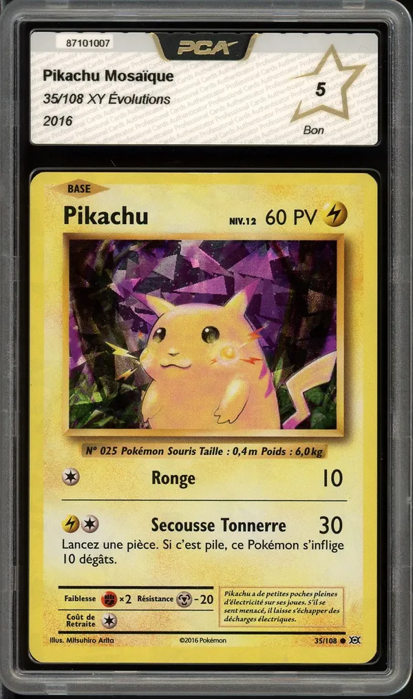 PCA 5 Pikachu Holo