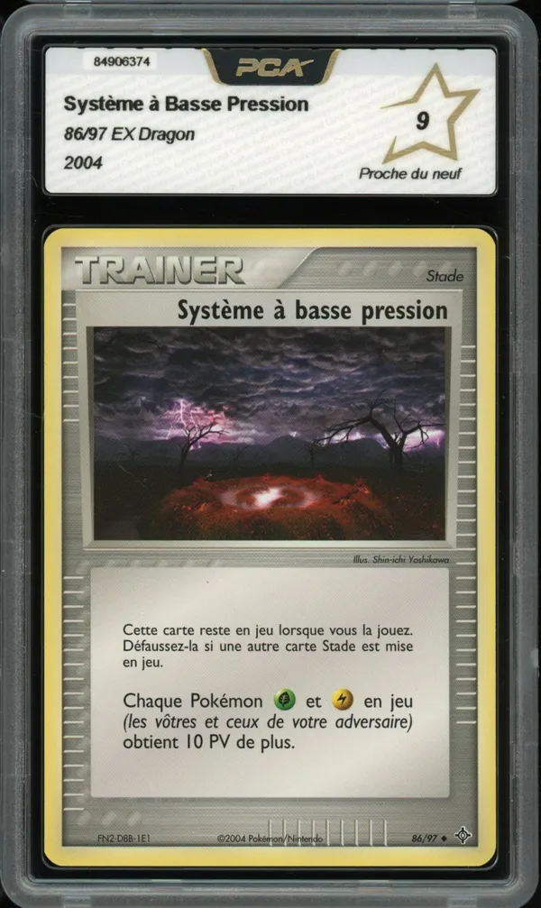 PCA 9 Système à Basse Pression