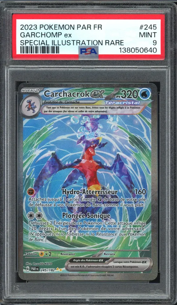 PSA 9 Carchacrok Ex