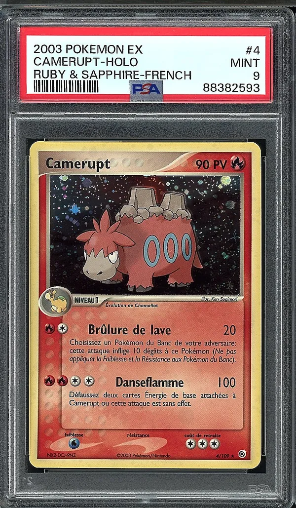PSA 9 Camerupt Holo
