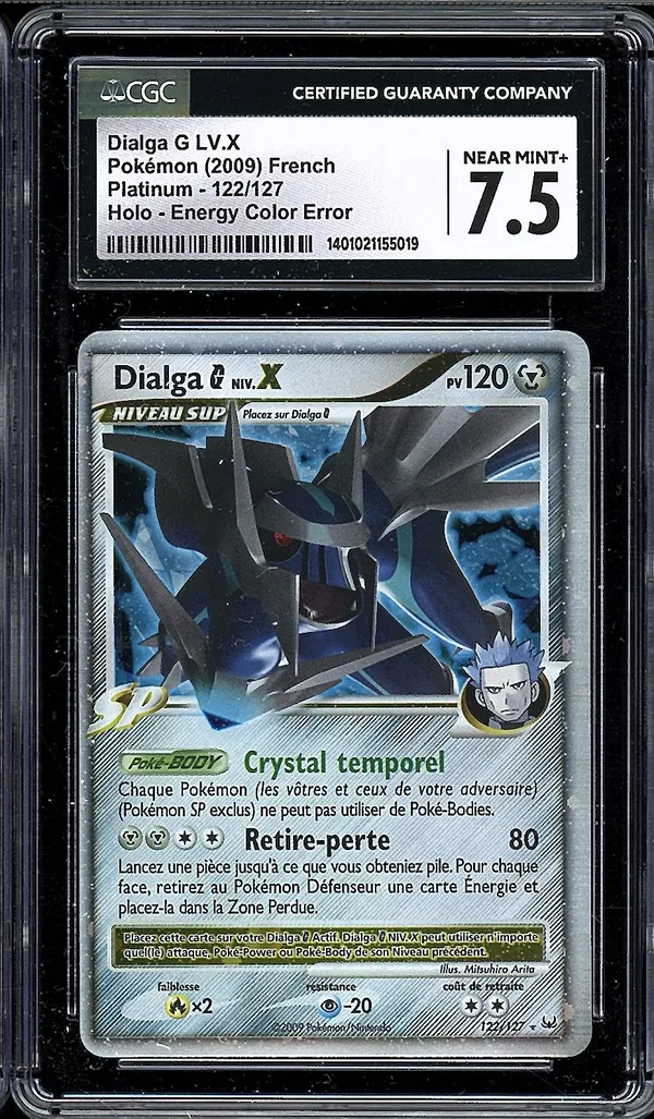 CGC 7.5 Dialga G Niv. X