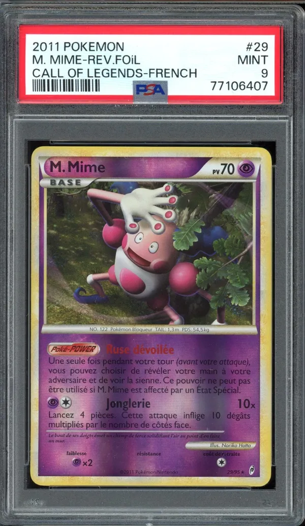 PSA 9 M. Mime Reverse