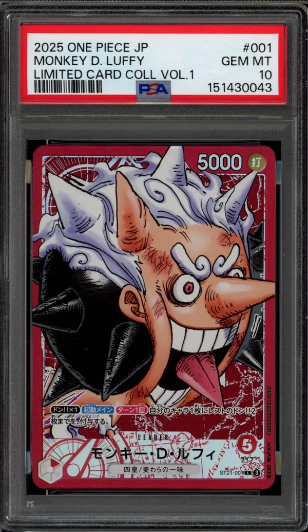 PSA 10 Monkey D. Luffy