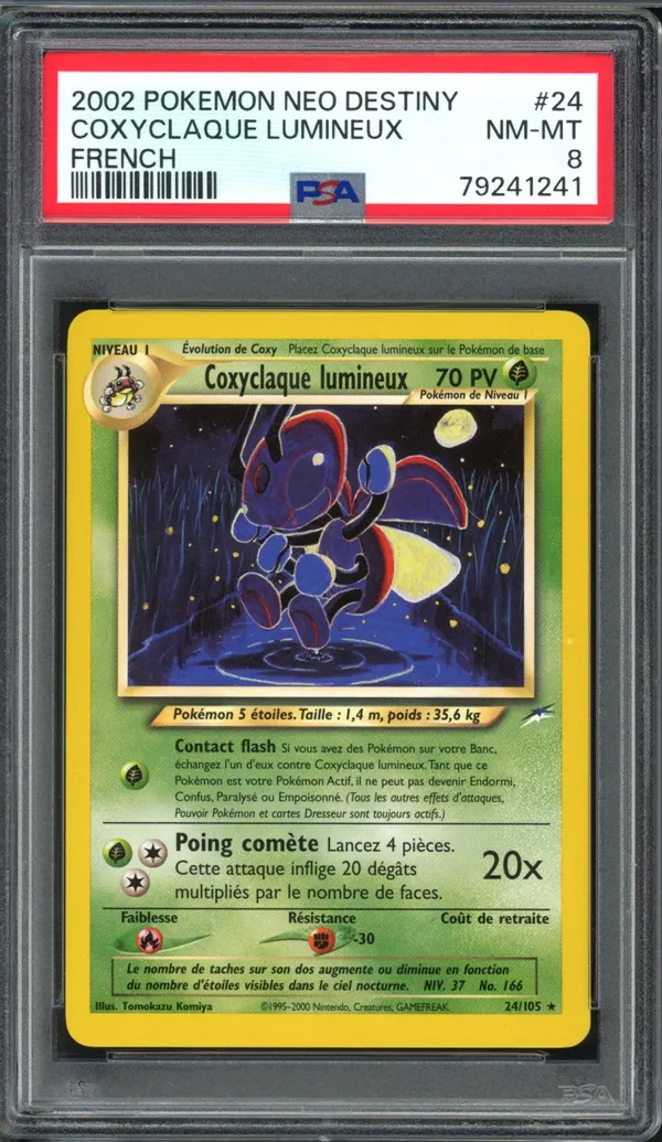 PSA 8 Coxyclaque Lumineux