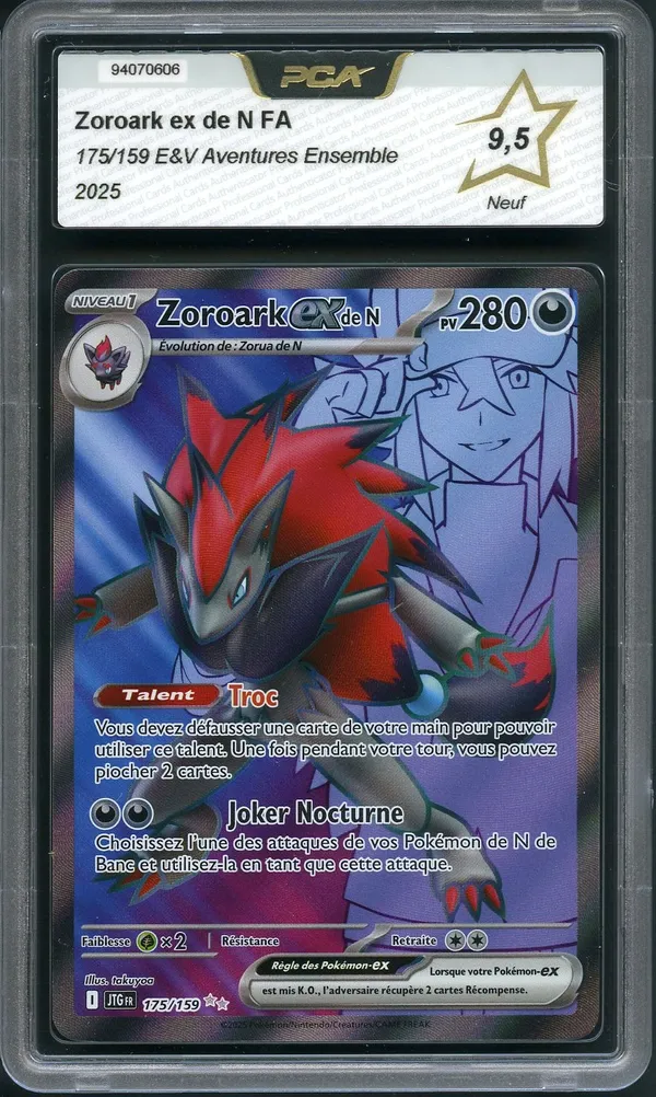 PCA 9.5 Zoroark Ex de N