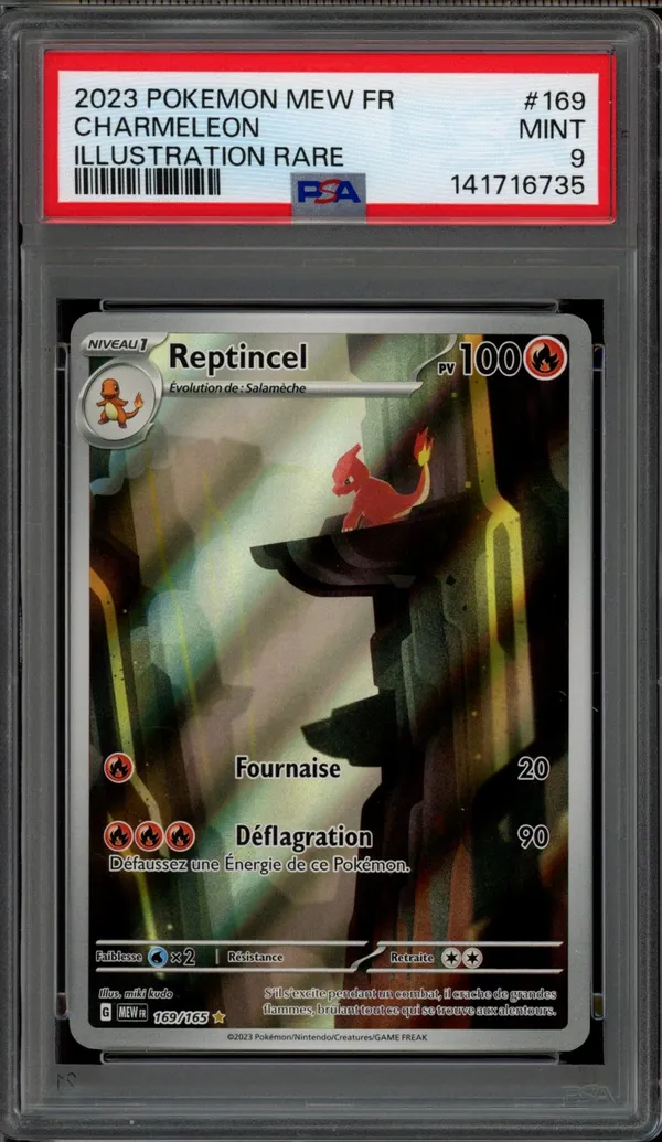 PSA 9 Reptincel