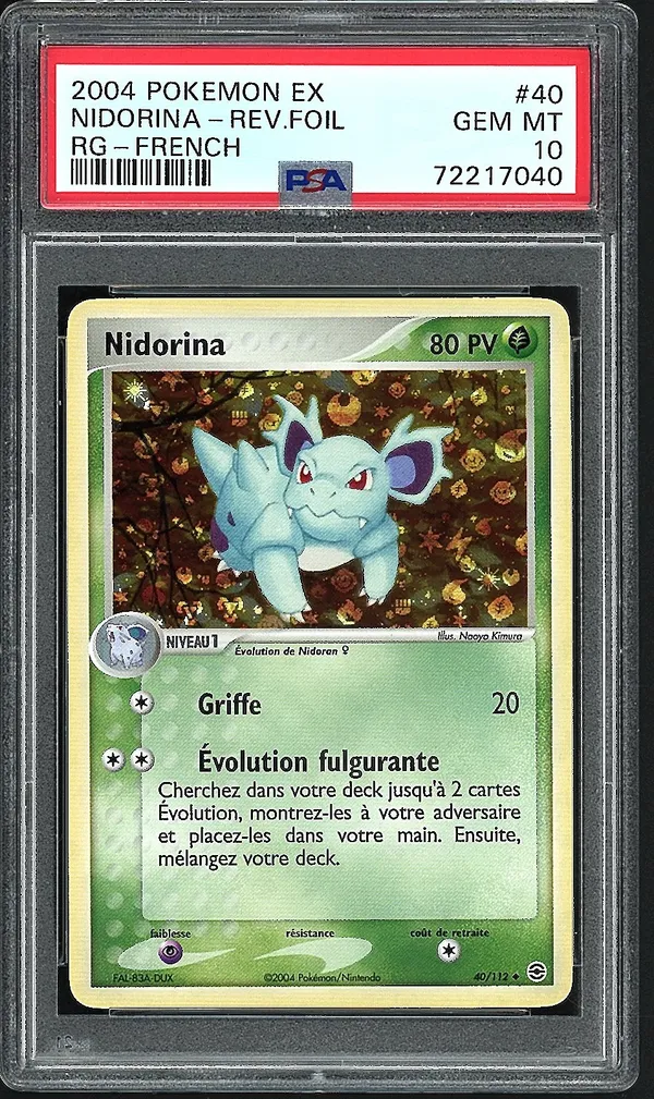 PSA 10 Nidorina Reverse