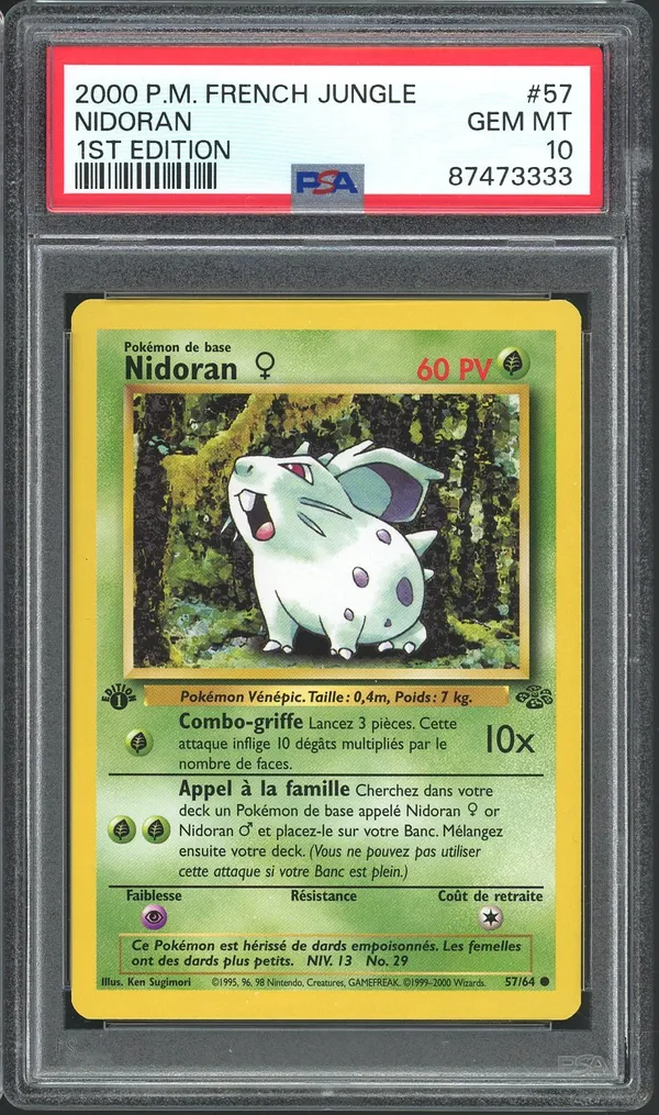 PSA 10 Nidoran