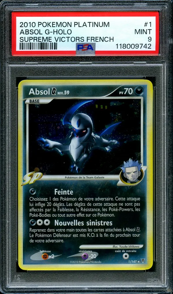 PSA 9 Absol Holo