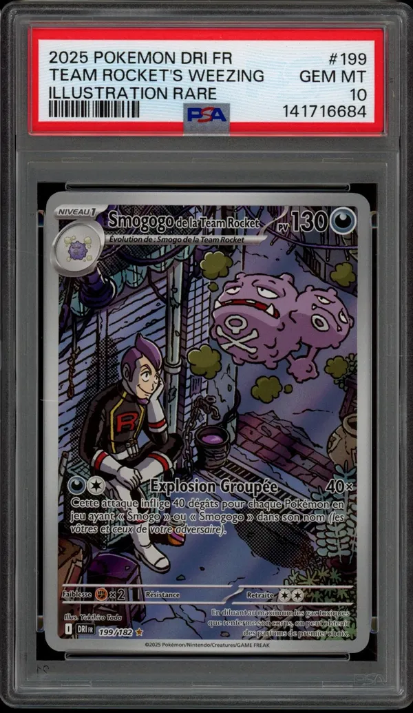 PSA 10 Smogogo de la Team Rocket