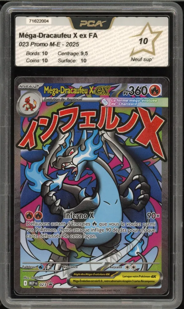 PCA 10 Méga Dracaufeu X Ex
