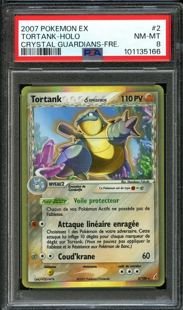 PSA 8 Tortank Holo