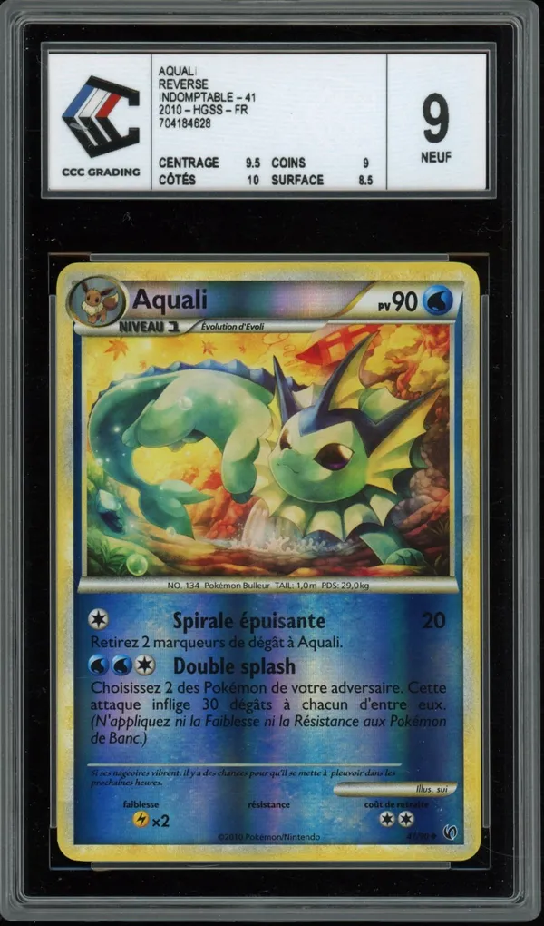 PSA 10 Vaporeon Reverse Masterball