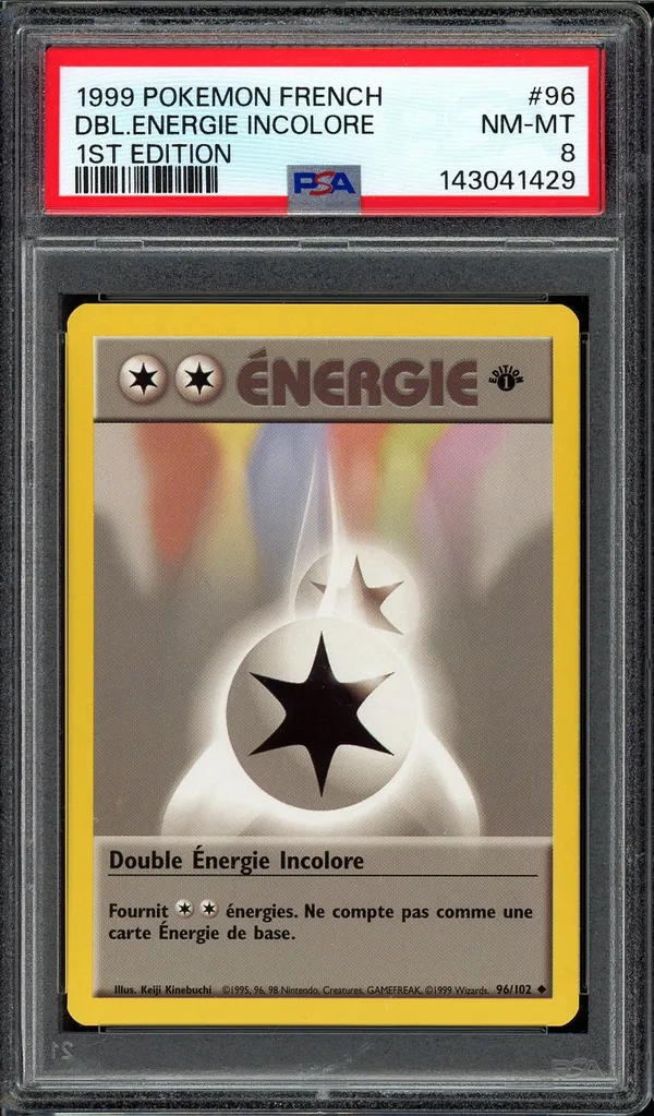 PSA 8 Double Energie Incolore