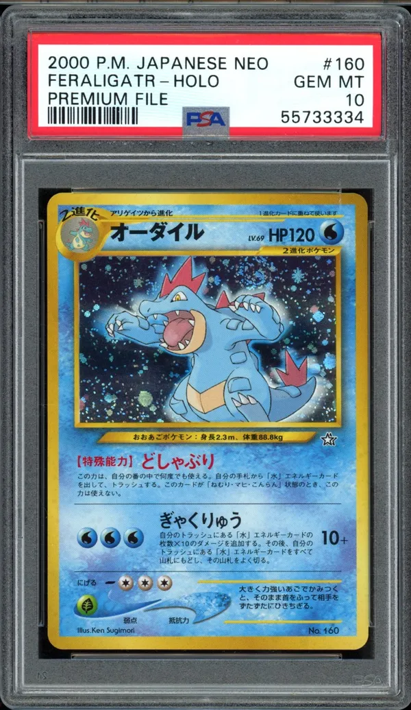 PSA 10 Feraligatr Holo