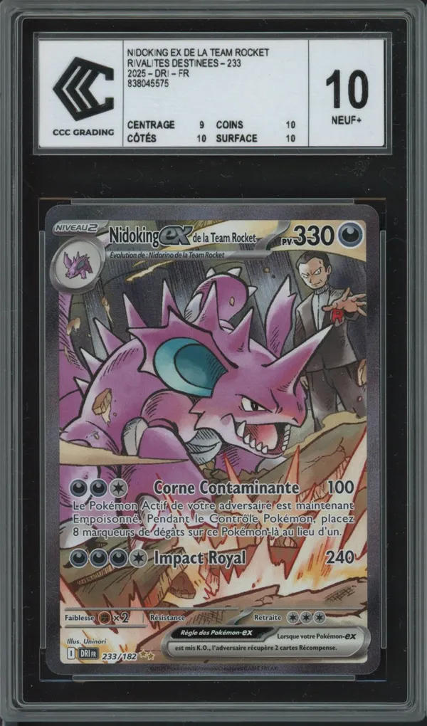 CCC 10 Nidoking Ex de la Team Rocket