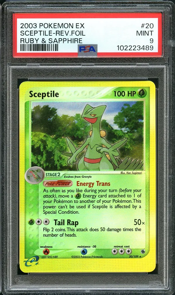PSA 9 Sceptile Reverse