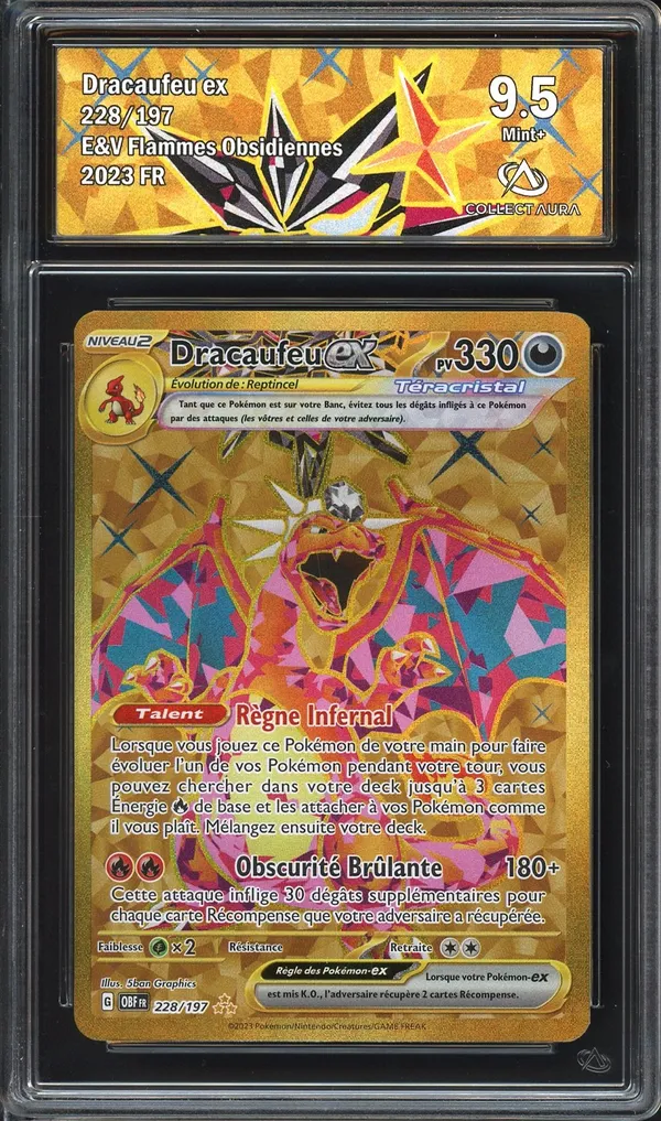 CA 9.5 Dracaufeu Ex Gold