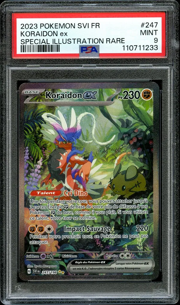 PSA 9 Koraidon Ex