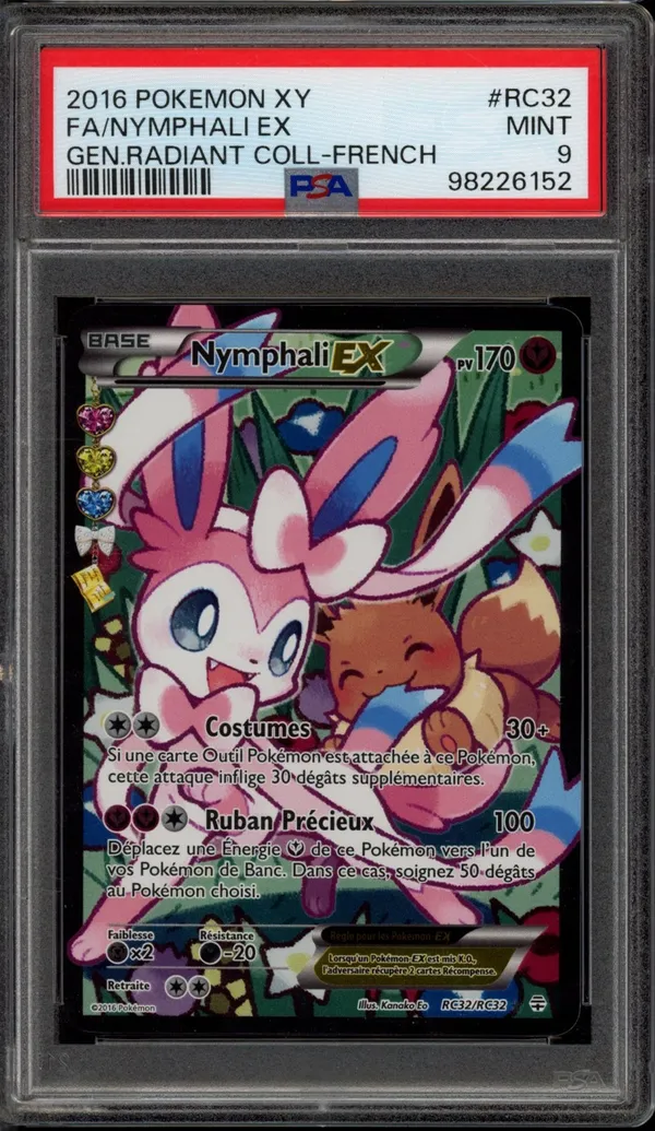PSA 9 Nymphali Ex