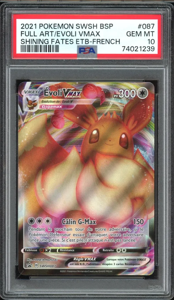 PSA 10 Evoli VMax