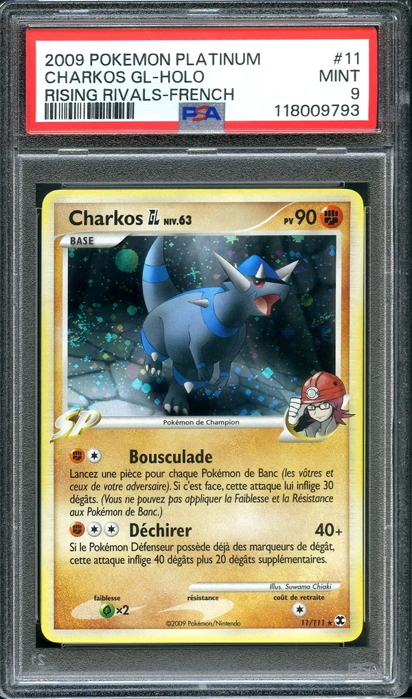 PSA 9 Charkos GL Holo