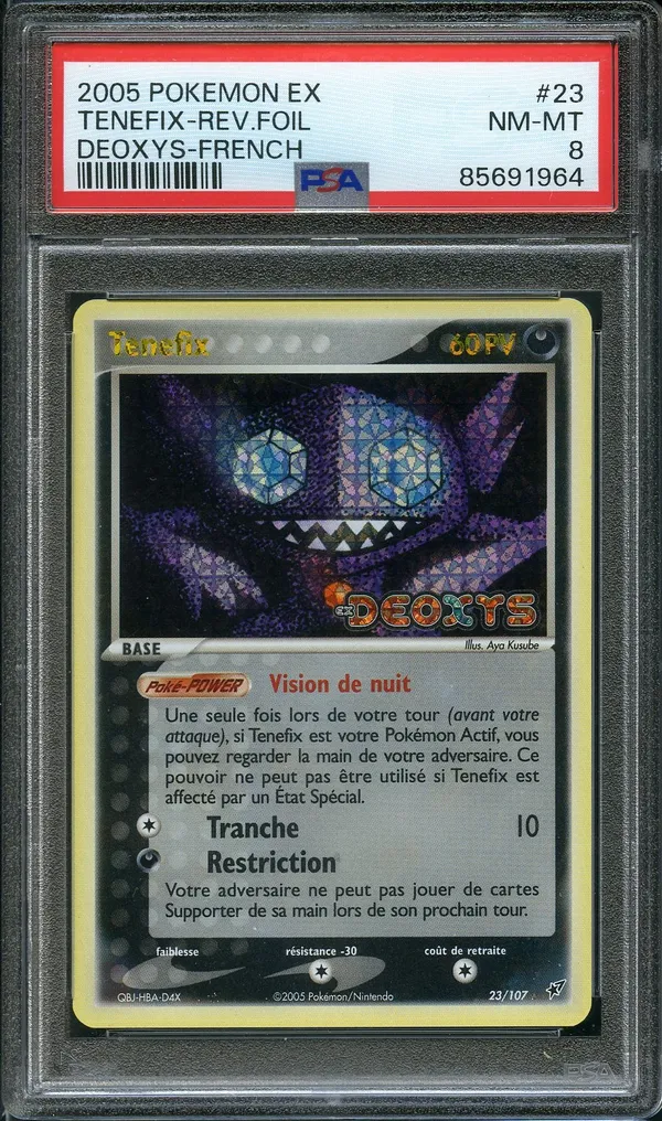 PSA 8 Ténéfix Holo Reverse