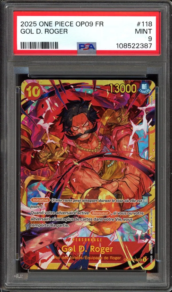 PSA 9 Gol D. Roger