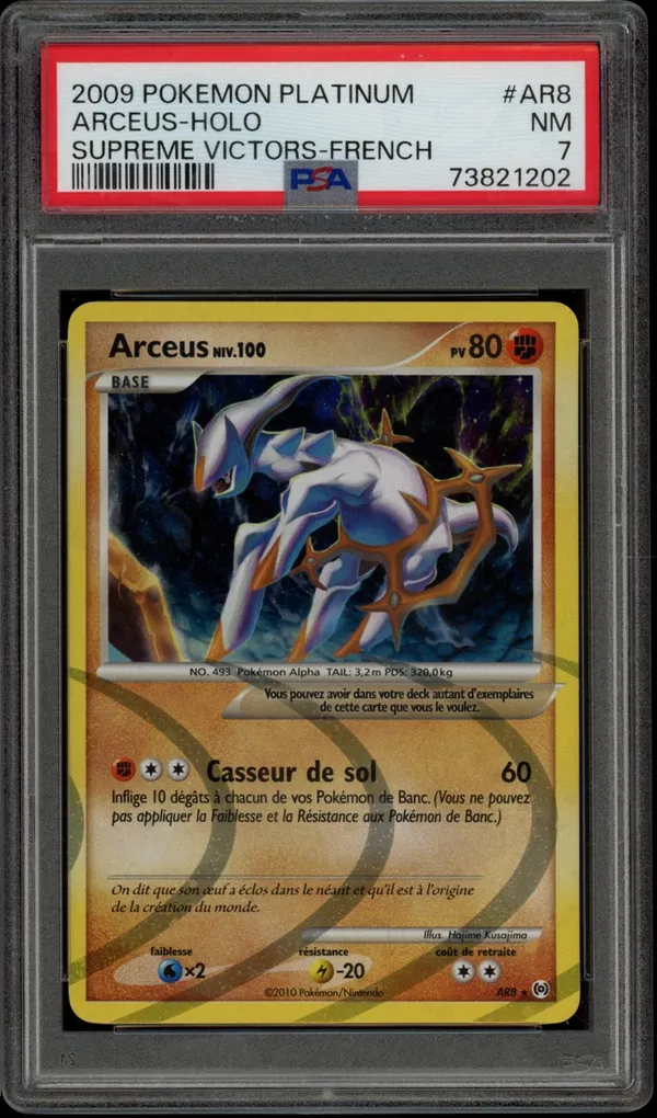 PSA 7 Arceus Holo