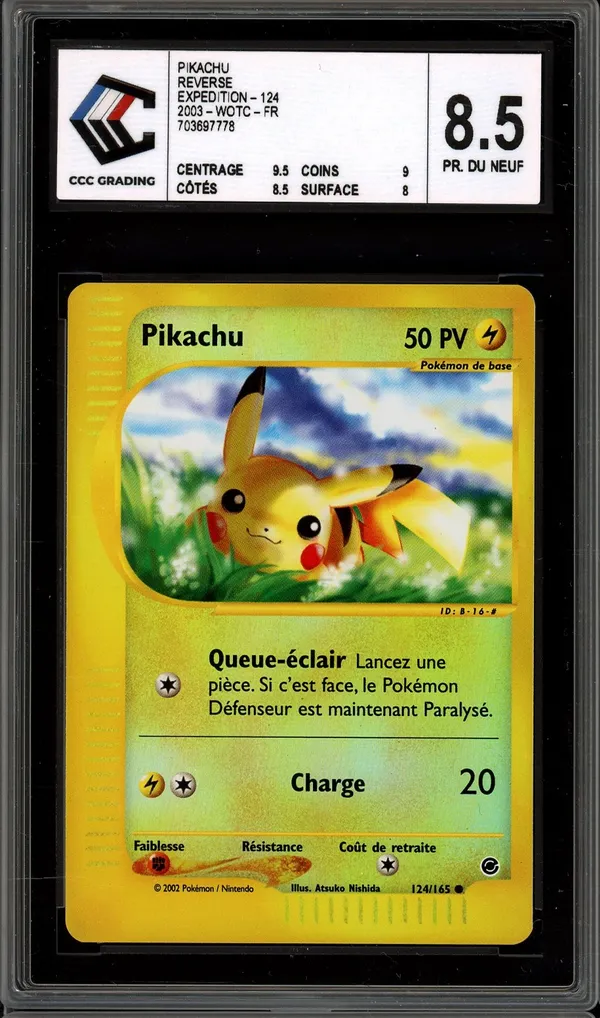 PSA 9 Pikachu