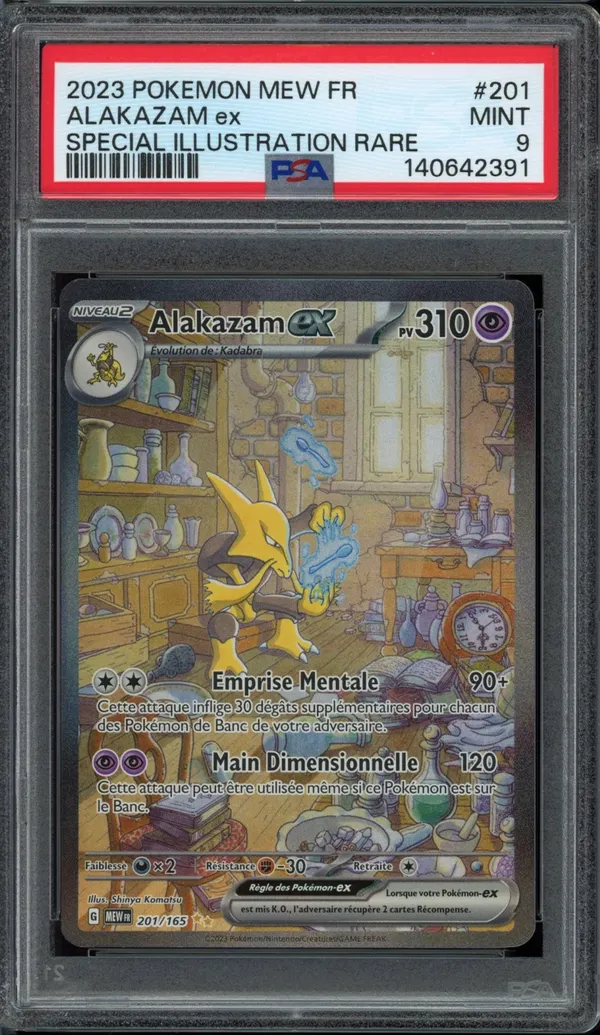 PSA 9 Alakazam Ex