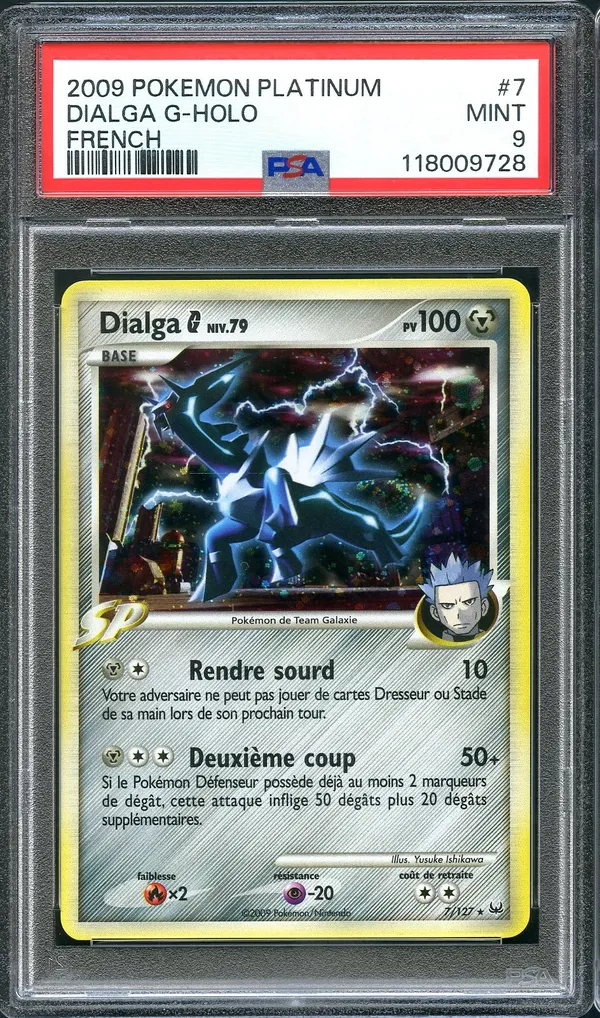 PSA 9 Dialga Holo