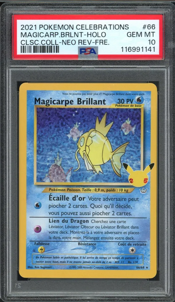 PSA 10 Magicarpe Brillant