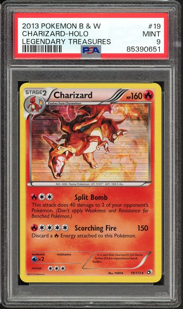 PSA 9 Charizard Holo