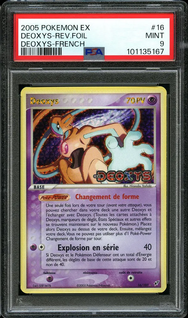 PSA 9 Deoxys Holo Reverse