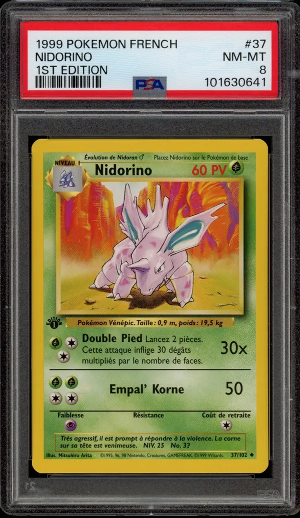 PSA 8 Nidorino