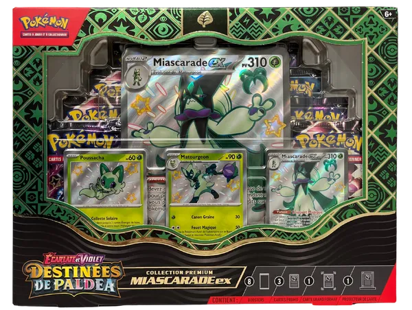 Coffret EV4.5 Destinées de Paldea Miascarade Ex