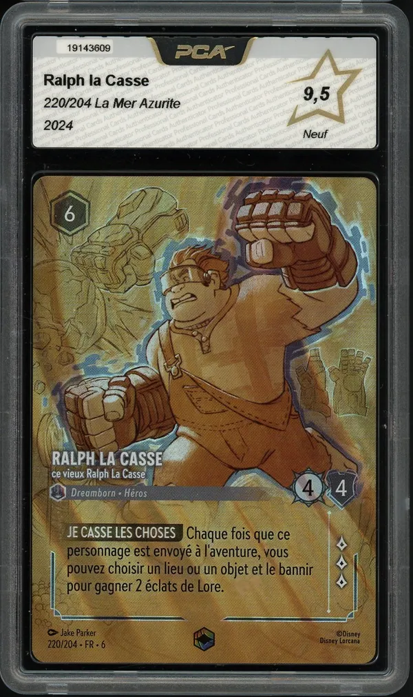 PCA 9.5 Ralph la Casse