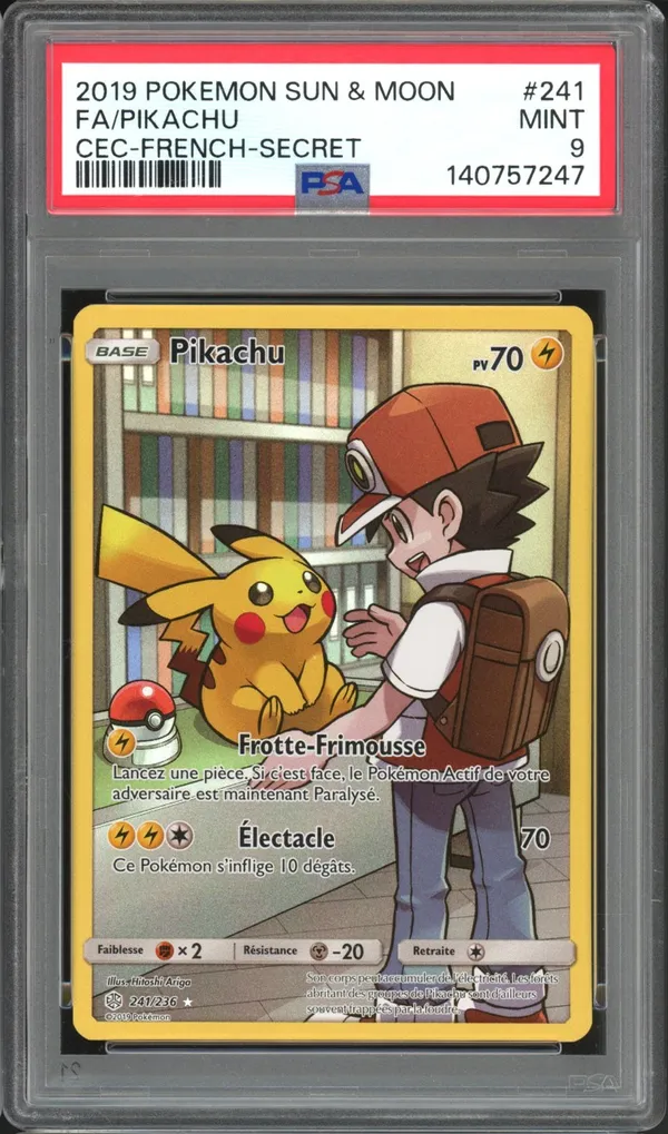 PSA 9 Pikachu