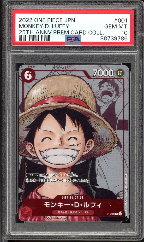 PSA 10 Monkey D. Luffy