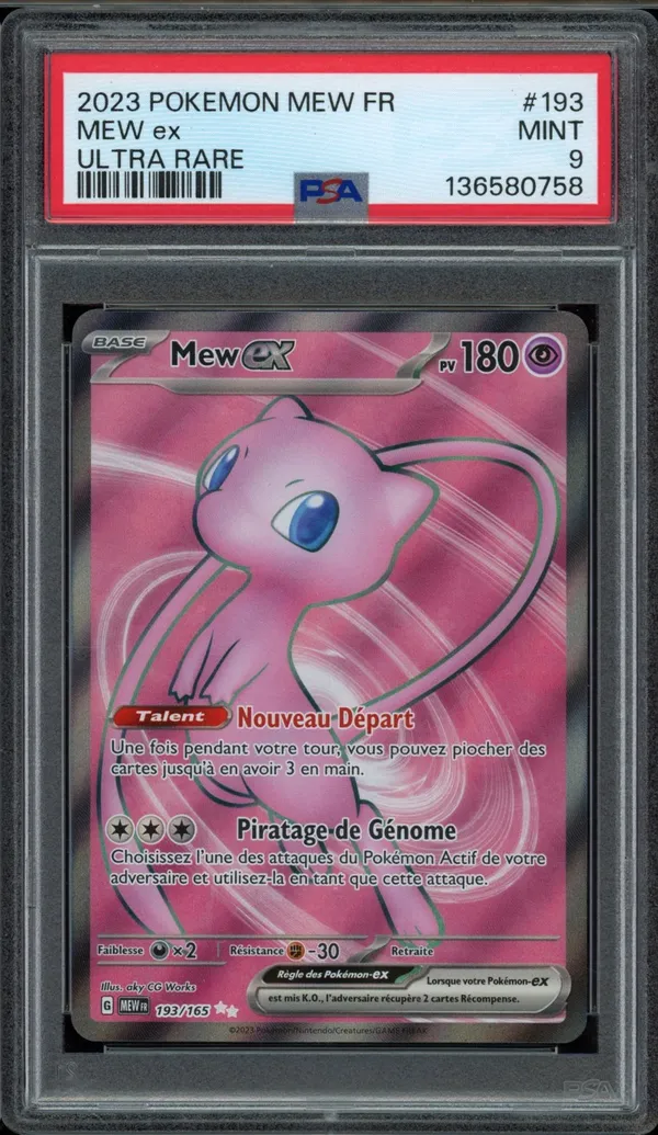 PSA 9 Mew Ex