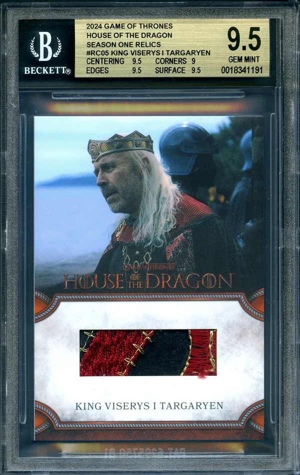 BGS 9.5 King Viserys I Relics