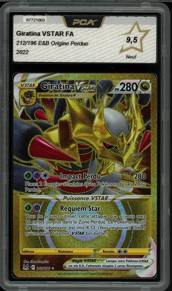 PCA 9.5 Giratina VStar Gold