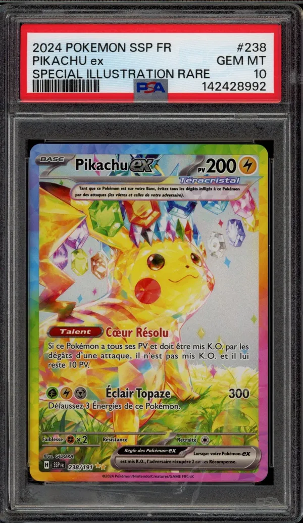 PSA 10 Pikachu Ex